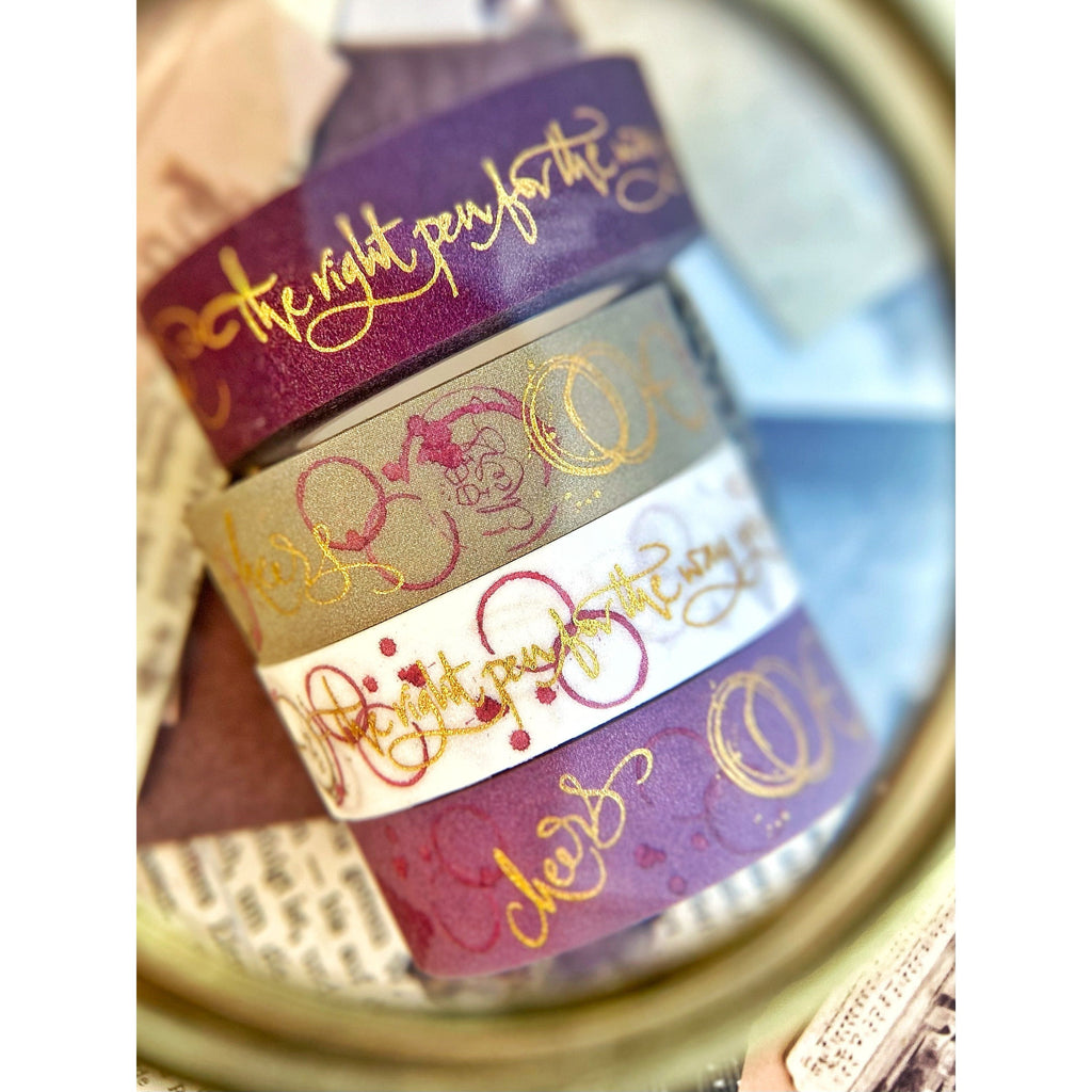 Esterbrook Cosmic Wine - Washi Tape (Pack of 4)