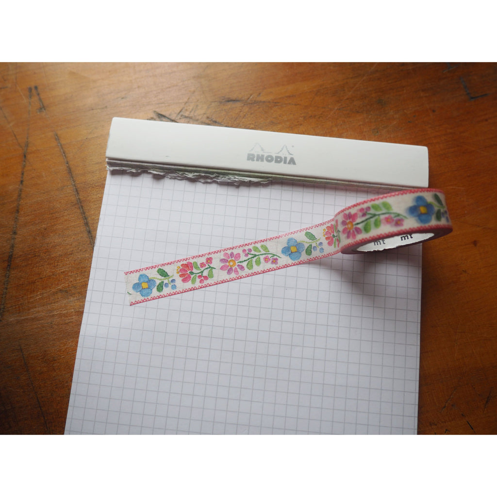 MT Washi Tape  - Embroidery (MTEX1P68R)