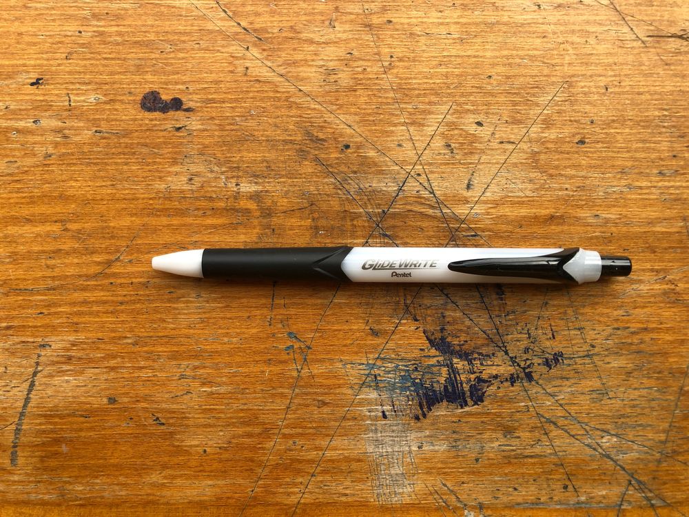 Pentel Glide Write Ballpoint Black – Wonder Pens