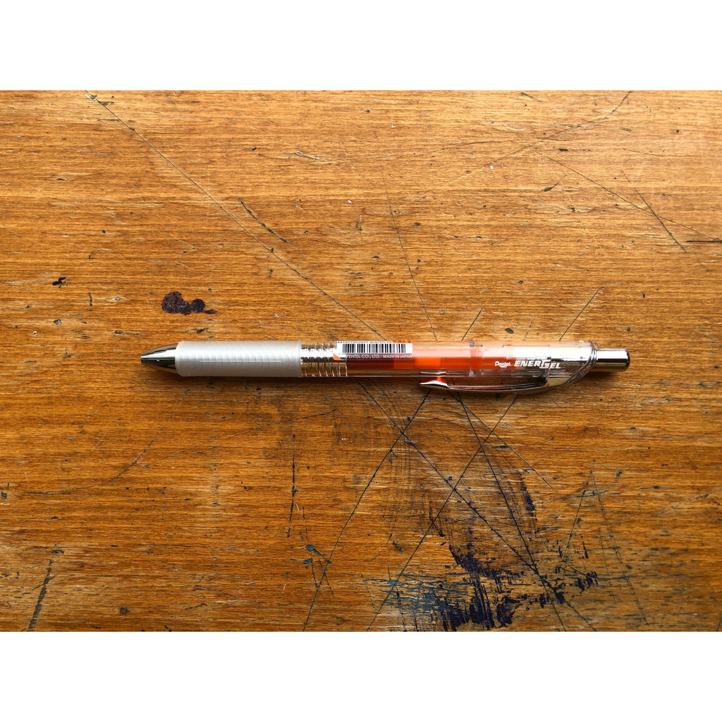 Pentel Energel infree 0.5mm Needle Point - Orange