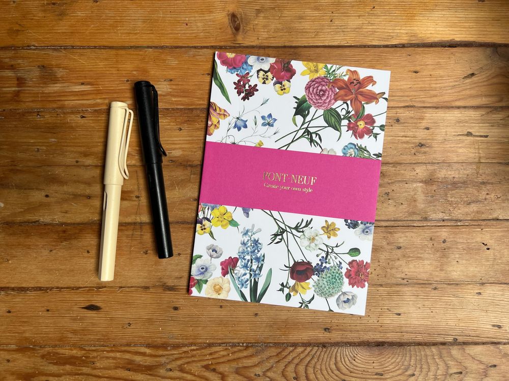 Pont-Neuf Garden Notebook - Majorelle Winter