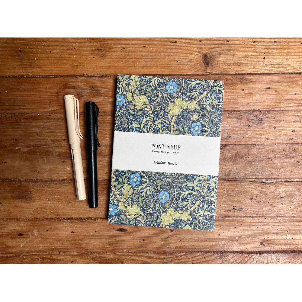 Pont-Neuf William Morris Notebook - Seaweed
