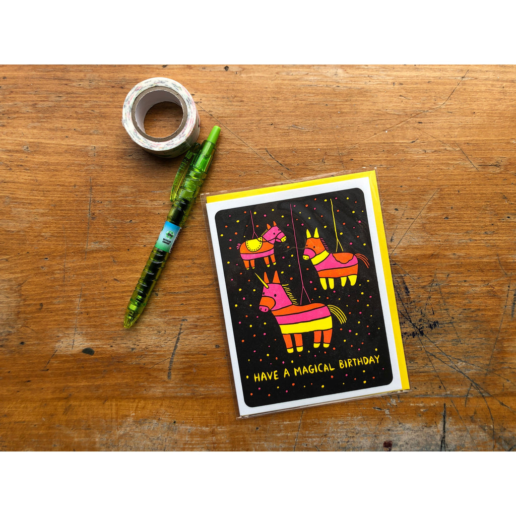 Lucky Horse Press - Card - Magical Birthday Piñatas