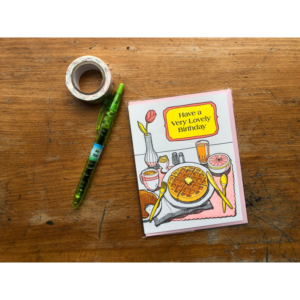 Lucky Horse Press - Card - Lovely Breakfast Birthday
