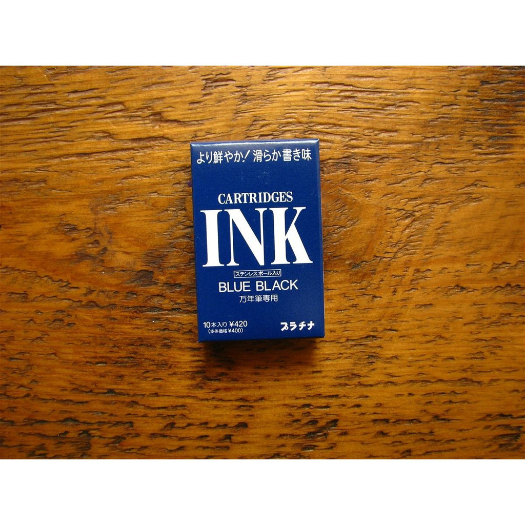 Platinum Ink Cartridges - Blue-Black (Box of 10)
