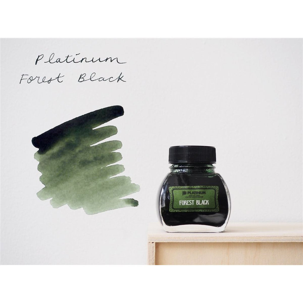Platinum Classic Iron Gall Fountain Pen Ink (60 ml) - Forest Black