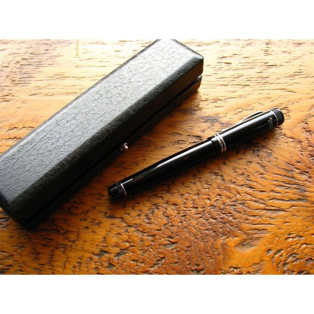 Kaweco Dia2 Fountain Pen - Black with Silver Accents