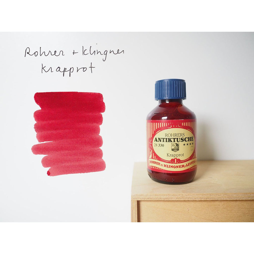 Rohrer & Klingner Traditional Ink (100mL) - Krapprot