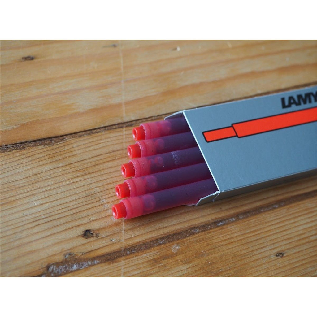 Lamy Ink Cartridges - Red (Box of 5)