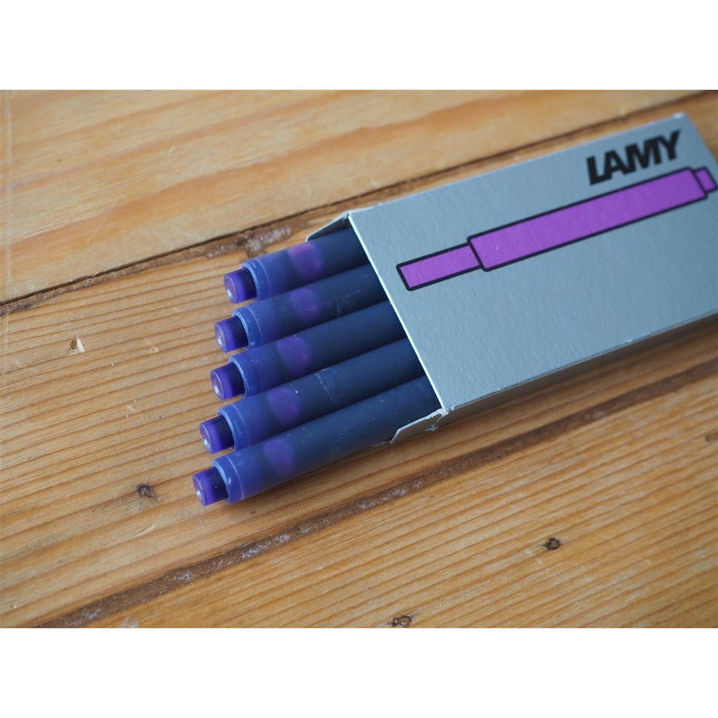 <center>Lamy Ink Cartridges - Violet (Box of 5)</center>