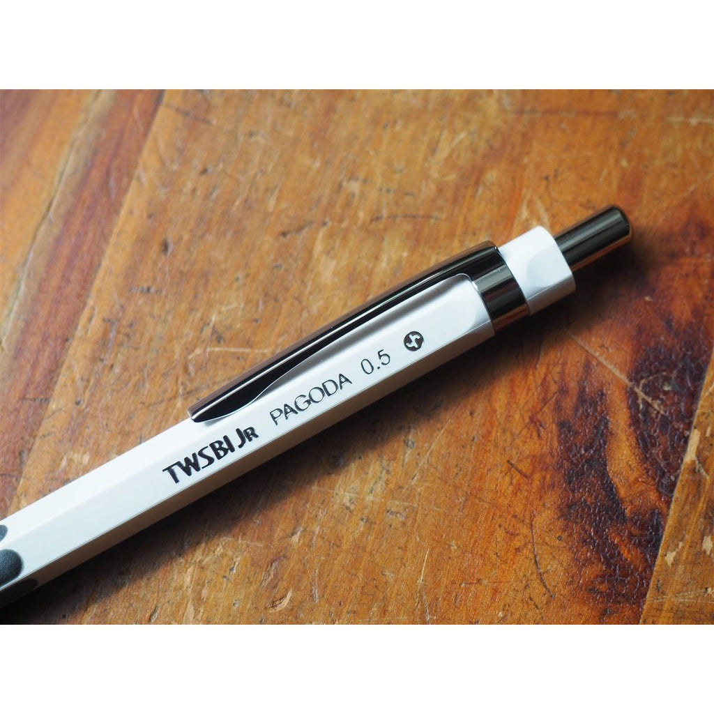 TWSBI Jr. Pagoda Mechanical Pencil - 0.5mm White
