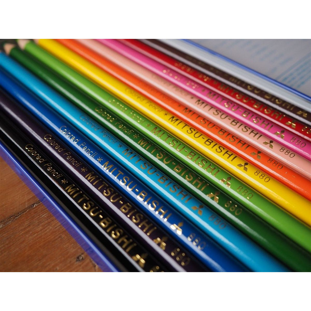 <center>Mitsubishi Uni Palette Coloured Pencils - 12 Pencils</center>