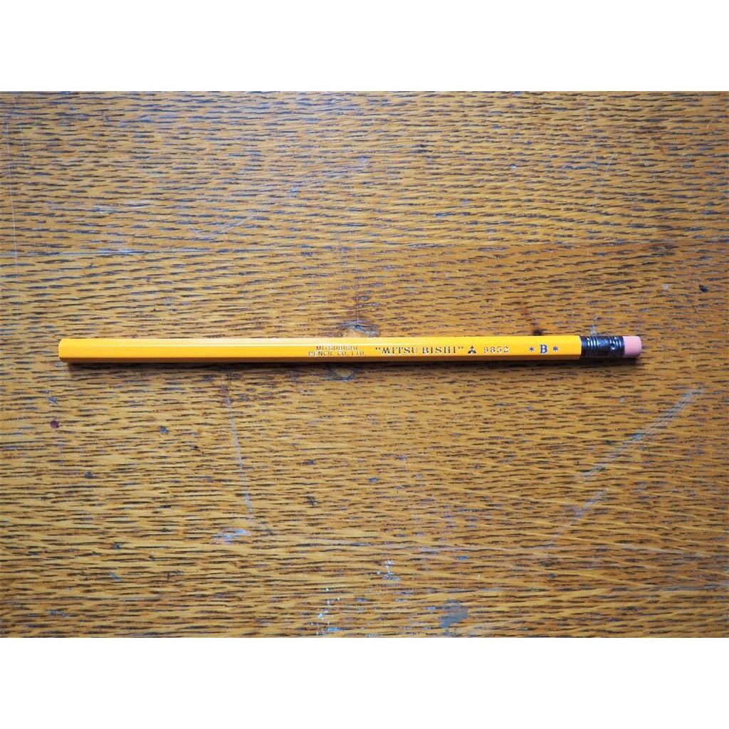 Mitsubishi Pencil with Eraser 9852 - B