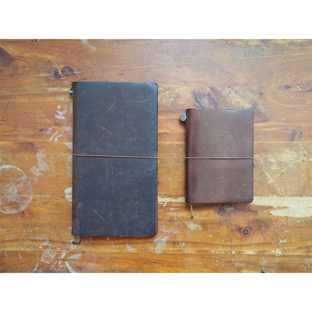 Traveler's Notebook Passport Size - Brown Leather
