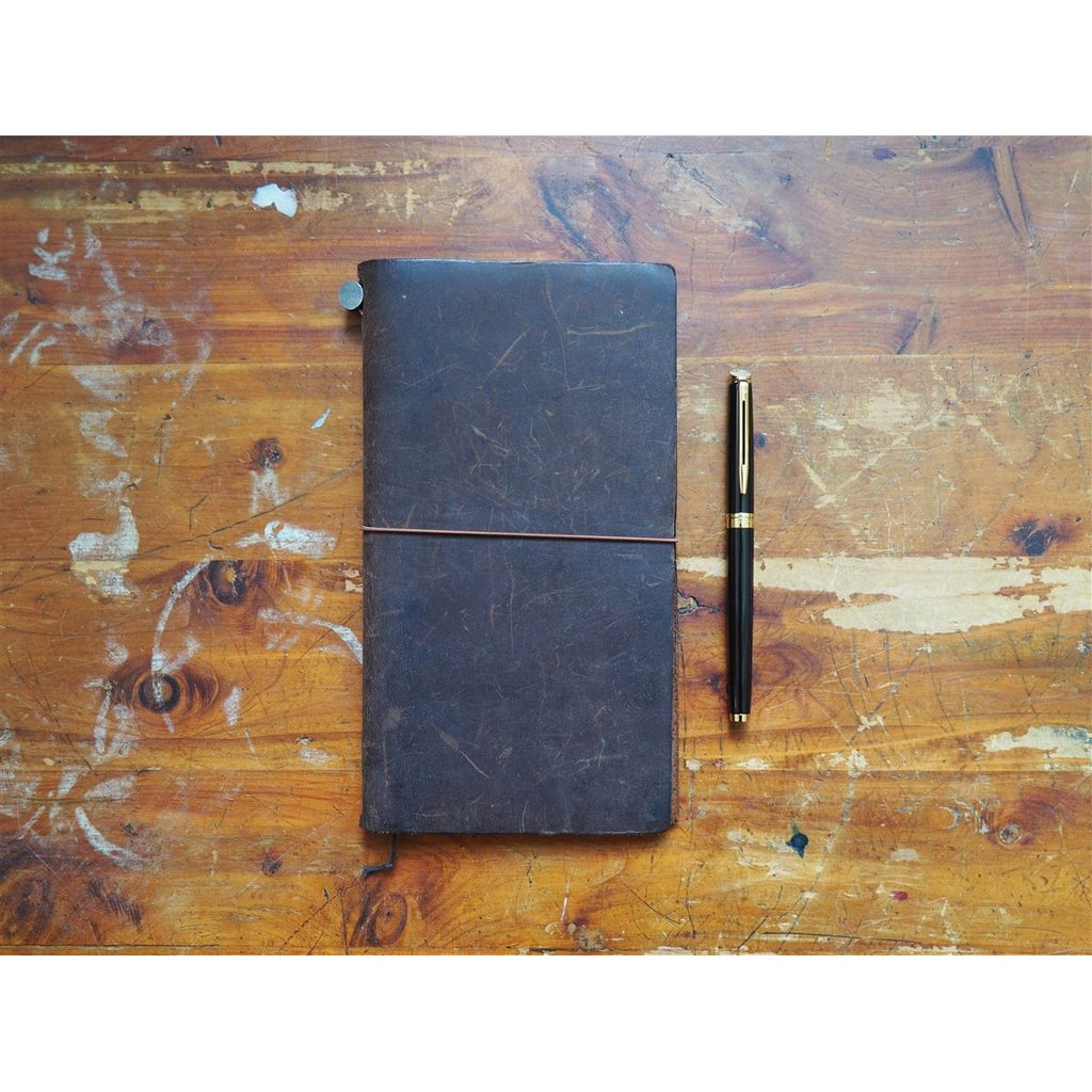 Traveler's Notebook Regular Size - Brown Leather
