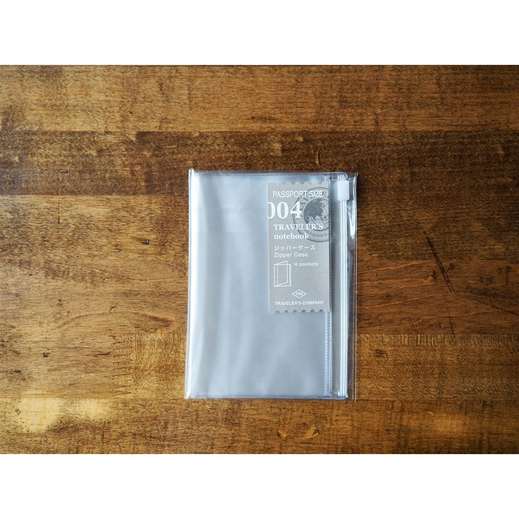 Traveler's Notebook Passport Size Refill - 004 Plastic Zippered Pocket