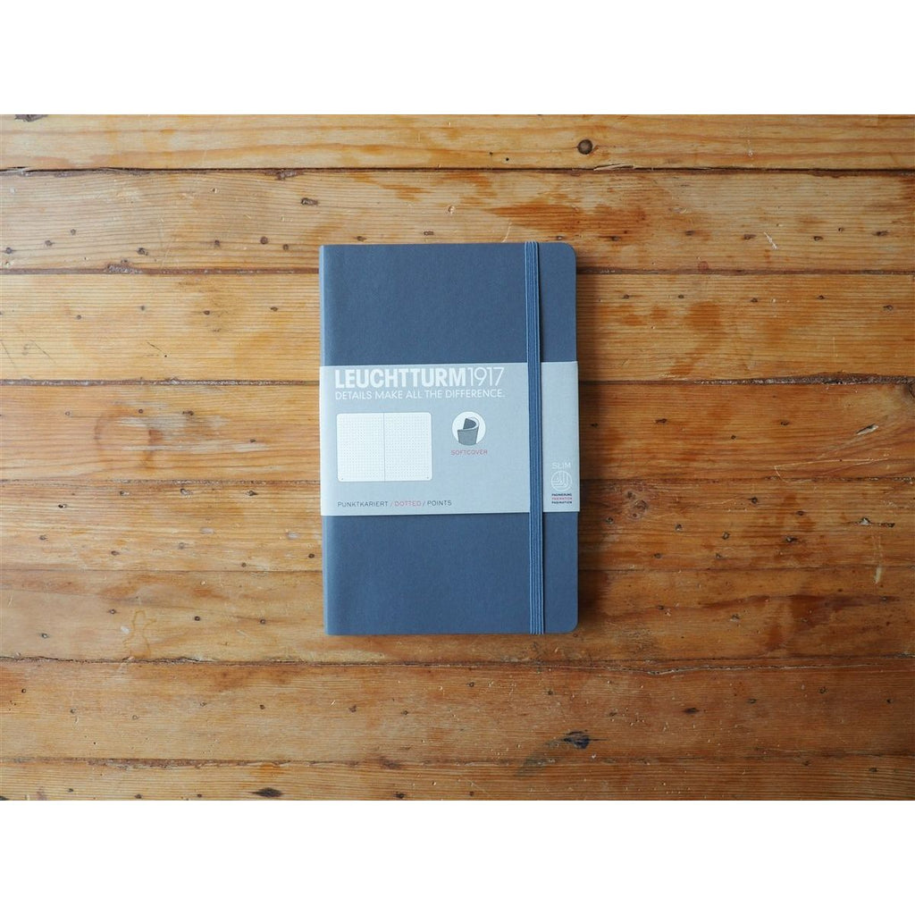 Leuchtturm Softcover B6+ Notebook - Anthracite (Dot)