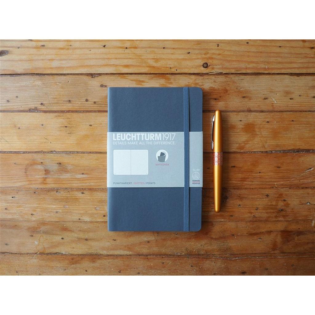 Leuchtturm Softcover B6+ Notebook - Anthracite (Dot)