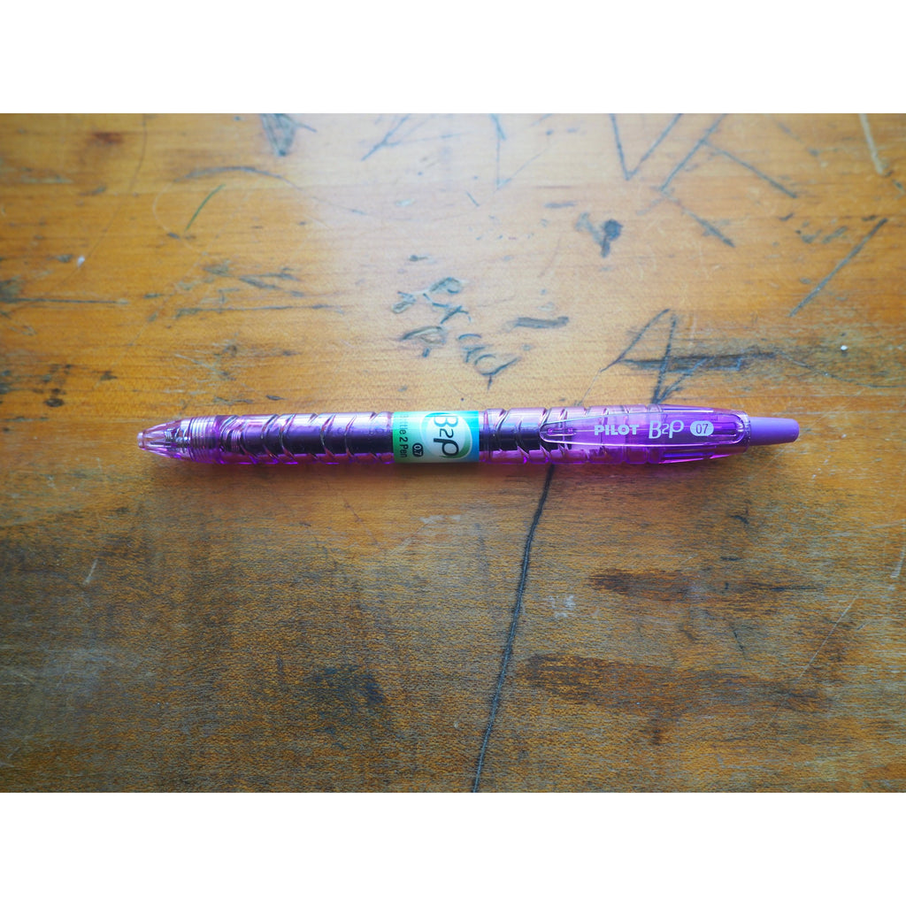 Pilot Bottle 2 Pen (B2P) Rollerball - Purple