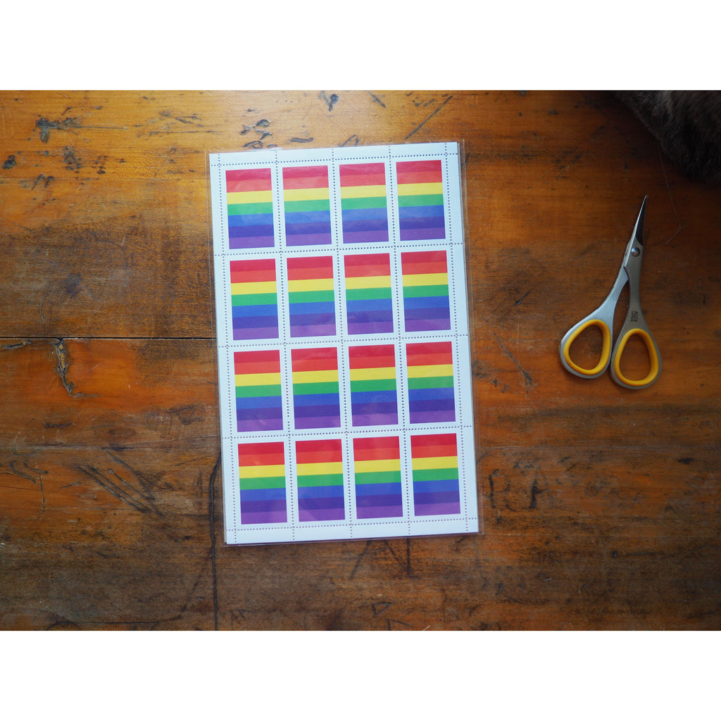 The Portland Stamp Company - Rainbow Pride - Lick & Stick Stamps