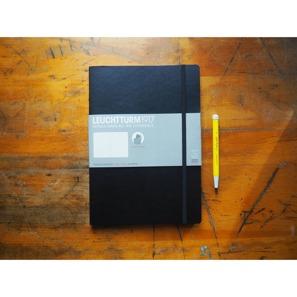Leuchtturm Softcover B5 Notebook - Black (Dot)