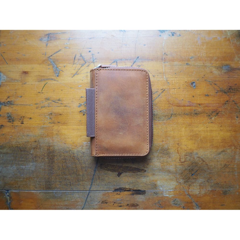 Handmade Leather Wallet Insert - Regular Size - Crazy Horse Brown - Galen  Leather