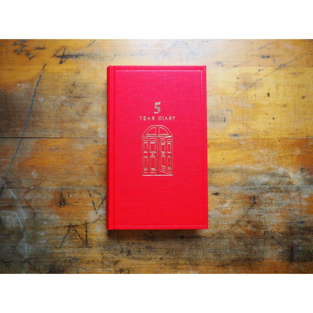Midori 5 Years Diary - Red