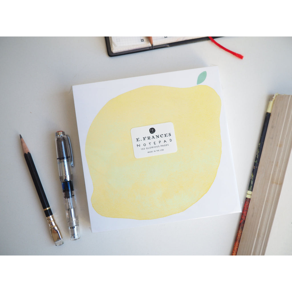 E. Frances Paper - Notepad - Lotta Lemon