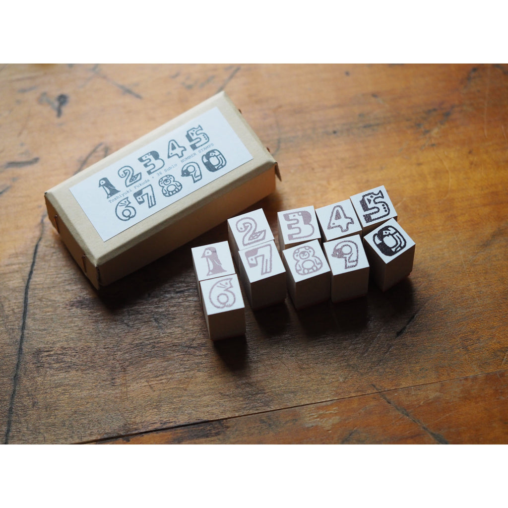 36 Sublo Rubber Stamp - Numbers Set