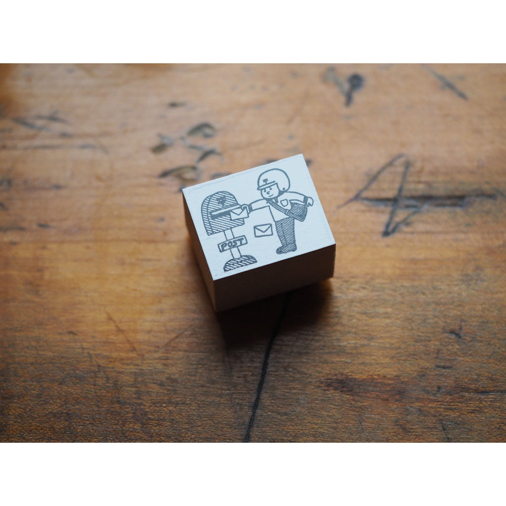 36 Sublo Rubber Stamp - Postman