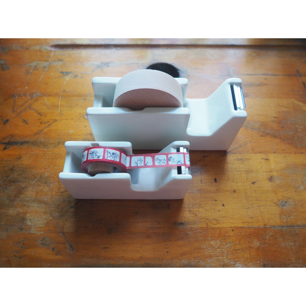 Classiky Porcelain Tape Dispenser - Medium