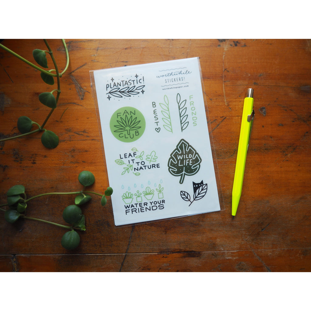 Worthwhile Paper - Plants Sticker Sheet