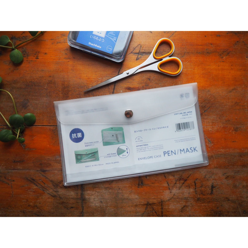 Lihit Lab - Envelope Case Pen/Mask - Clear (F-7742-1)