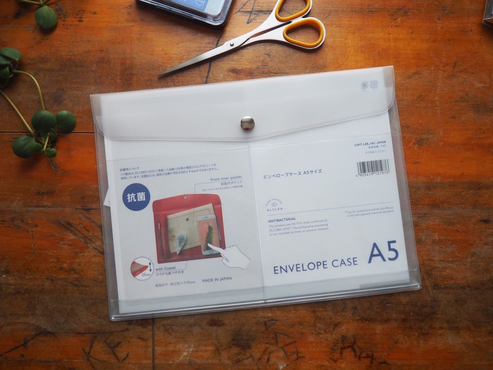 Envelope Case Order Lihit Lab - Envelope Case A5 - Clear (F-7744-1) – Wonder Pens