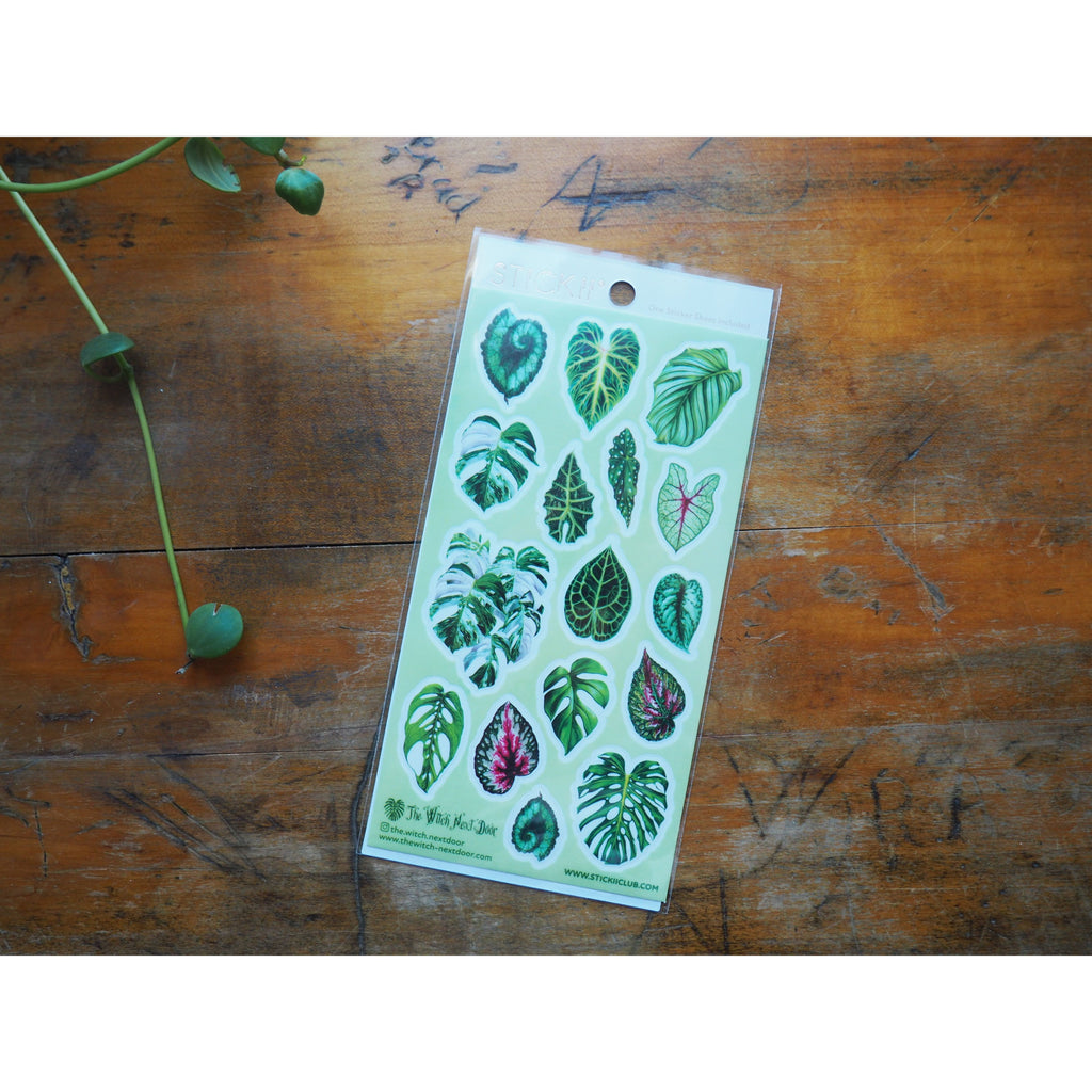 STICKII - Gorgeous Greens Stickers  - 1 Sheet