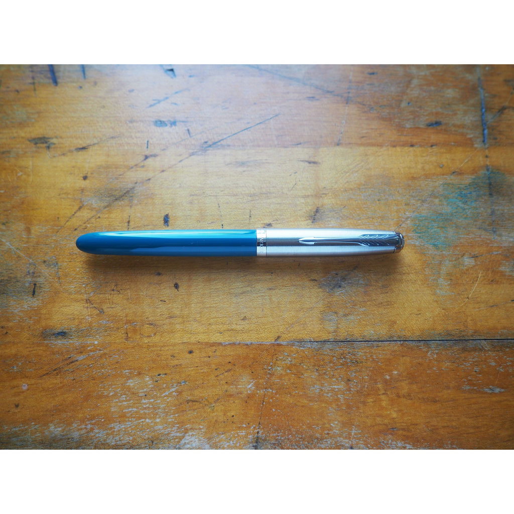 Parker 51 Fountain Pen - Teal CT