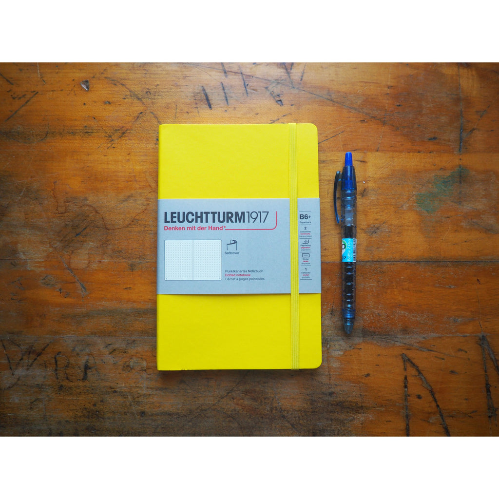 Leuchtturm Softcover B6+ Notebook - Lemon (Dot)