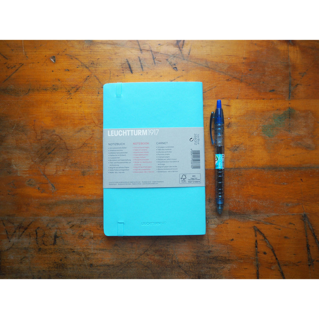 Leuchtturm Softcover B6+ Notebook - Ice Blue (Dot)