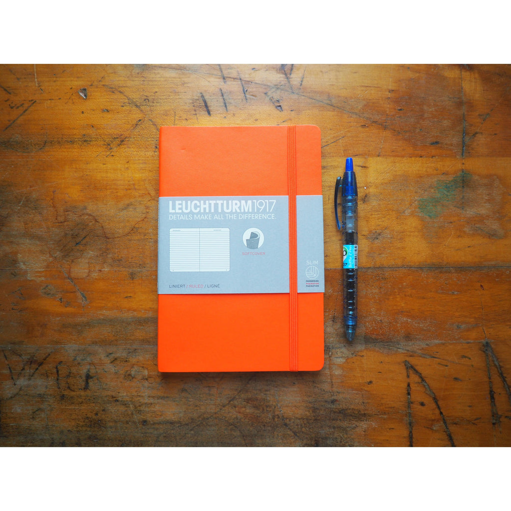Leuchtturm Softcover B6+ Notebook - Orange (Lined)
