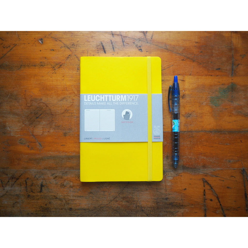 Leuchtturm Softcover B6+ Notebook - Lemon (Lined)