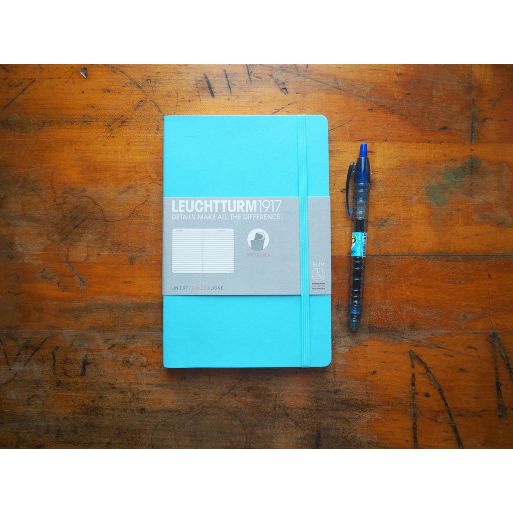 Leuchtturm Softcover B6+ Notebook - Ice Blue (Lined)