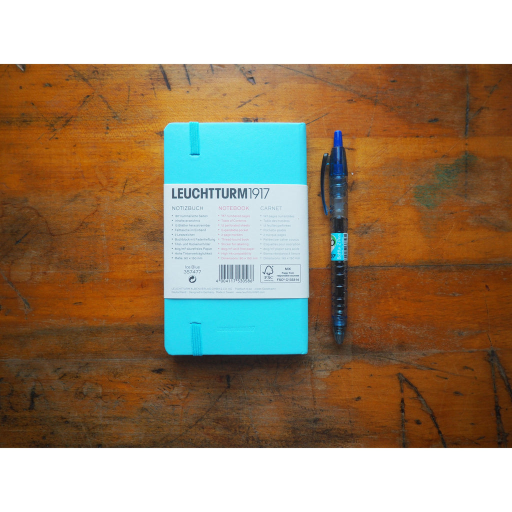 Leuchtturm Hardcover A6 Pocket Notebook - Ice Blue (Dot)