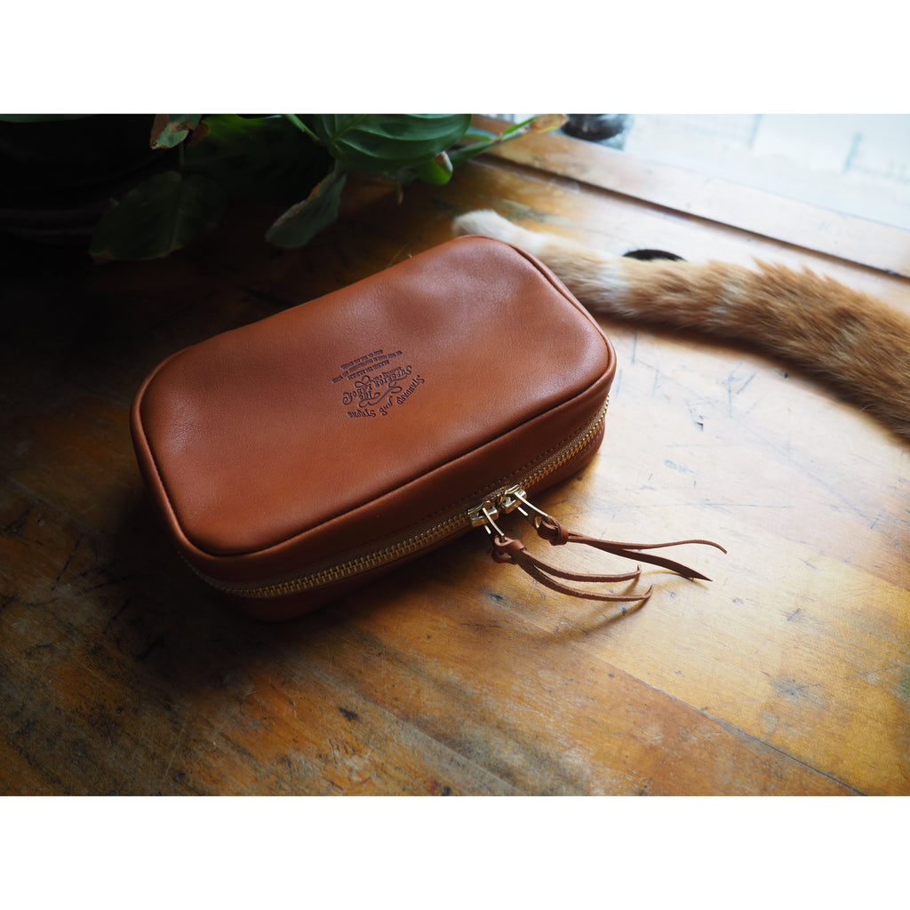 The Superior Labor - Utility Leather Case - Light Brown