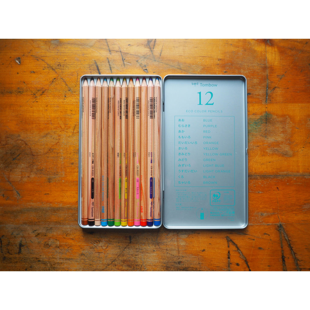Tombow Eco Color Pencils (12 Pencil Set)