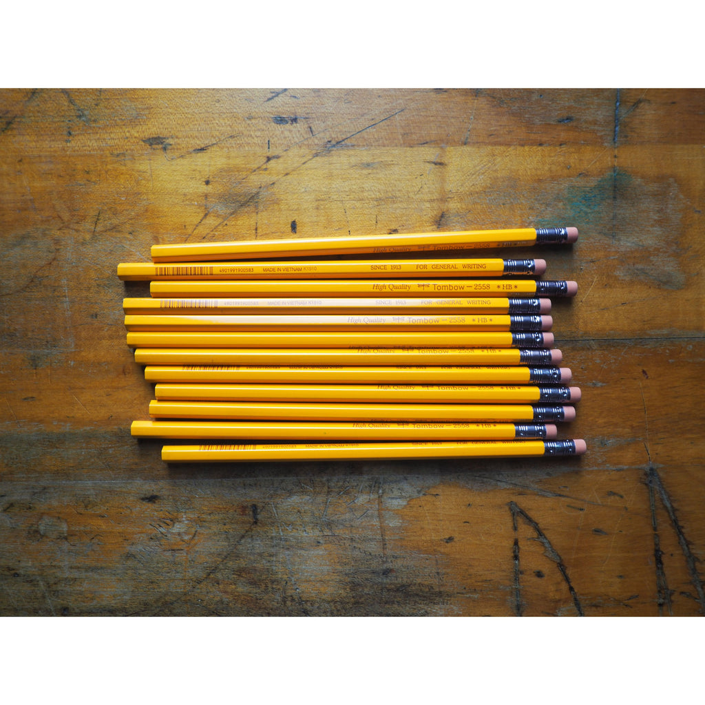 Tombow 2558 Eraser-Tipped Pencil (B)