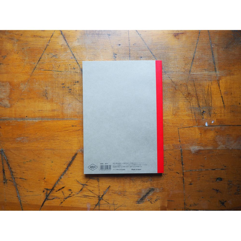 Life Japanese Stationery Margin Notebook - A5 - Plain