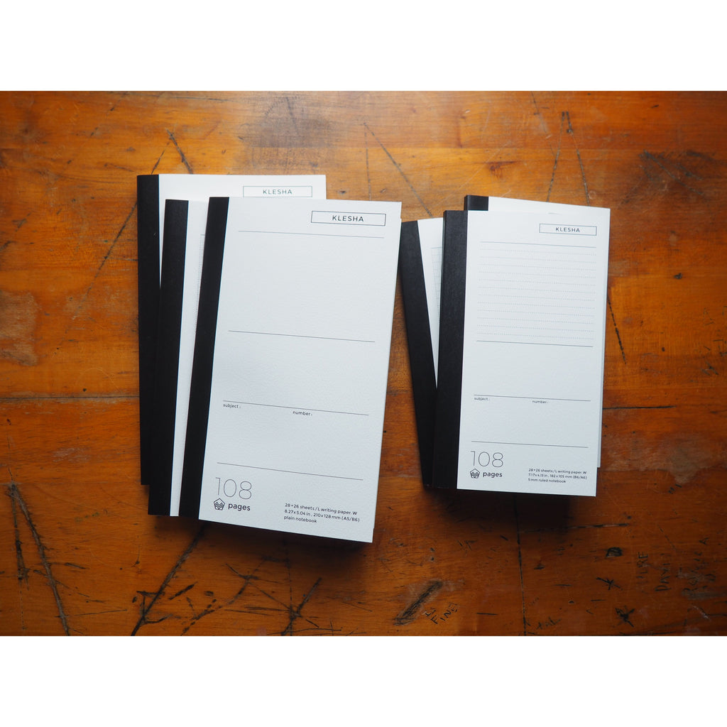 Life Japanese Stationery Klesha A5/B6 Notebook - Plain