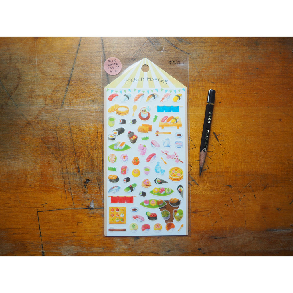 Midori Marche Stickers - Sushi (2450)