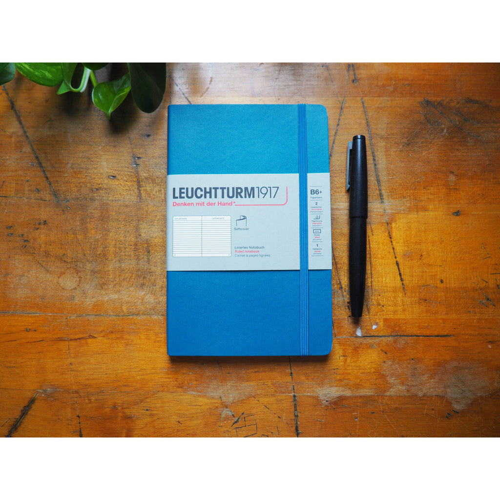 Leuchtturm Softcover B6+ Notebook - Pacific Green (Lined)