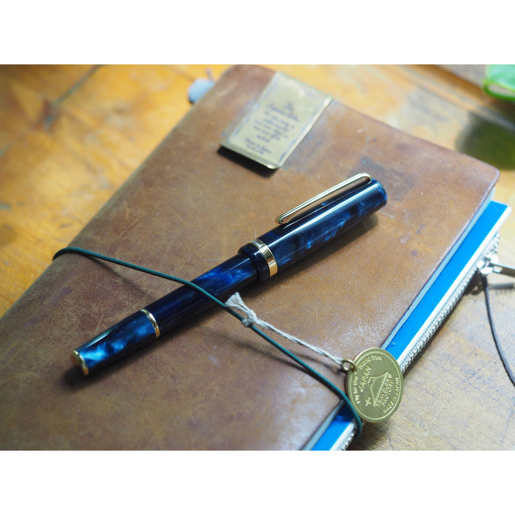Esterbrook JR Pocket Fountain Pen - Capri Blue GT